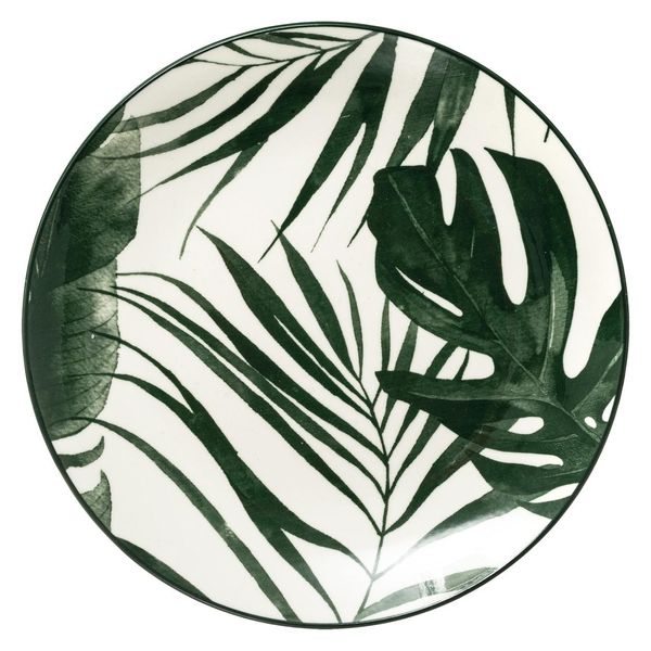 Sg Secret De Gourmet - Set Da 6 Tellern "Palme"" D20Cm GrüN"-image