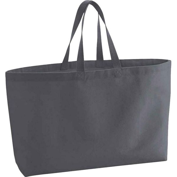 Westford Mill - Borsa In Tela PC4986 (Taglia Unica) (Grigio Grafite)-image