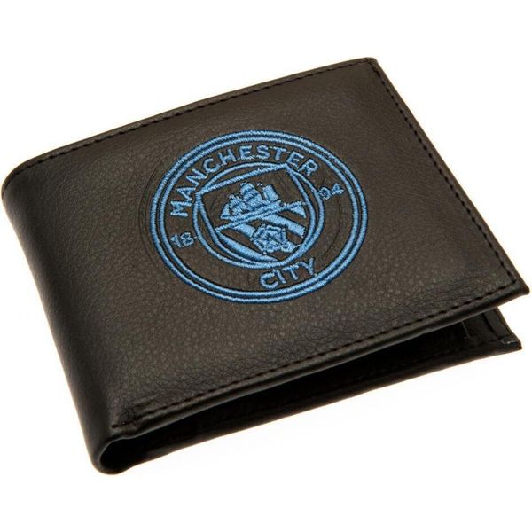 Manchester City Fc - Portafoglio Ricamato TA9652 (Taglia Unica) (Nero)-image