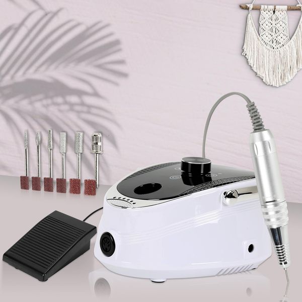 Jopassy Fresa Elettrica Per Unghie 35000 Rpm Set Manicure Professionale Pedicure Lima Per Unghie Cura Del Piede-image