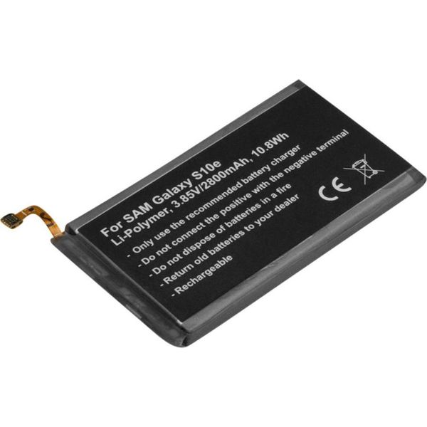 Avizar, Batteria Sostitutiva Per Galaxy S10E 3,85 V 2800Mah Li-Polymer, Nero-image