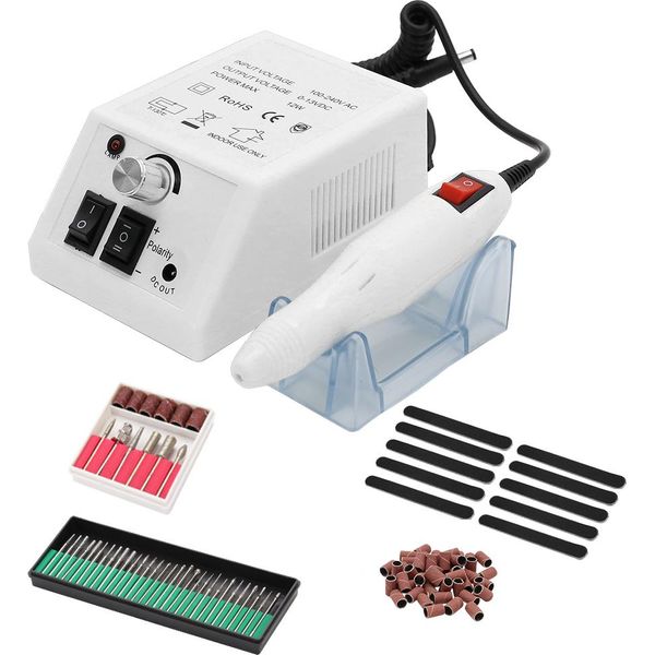 Jopassy 12W Pedicure Elettrico Tagliaunghie Lima Per Unghie Set Per Manicure Smerigliatrice Per Unghie Taglierina Da Studio Per Unghie Design Per Unghie-image