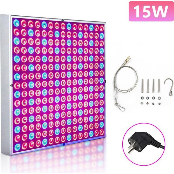 Jopassy 15W Led Lampada Per Piante Spettro Completo Inverno Led Luce Di Crescita Luce Per Piante Lampada Di Crescita A Led Per Piante Da Interno Verdure E Fiori-image