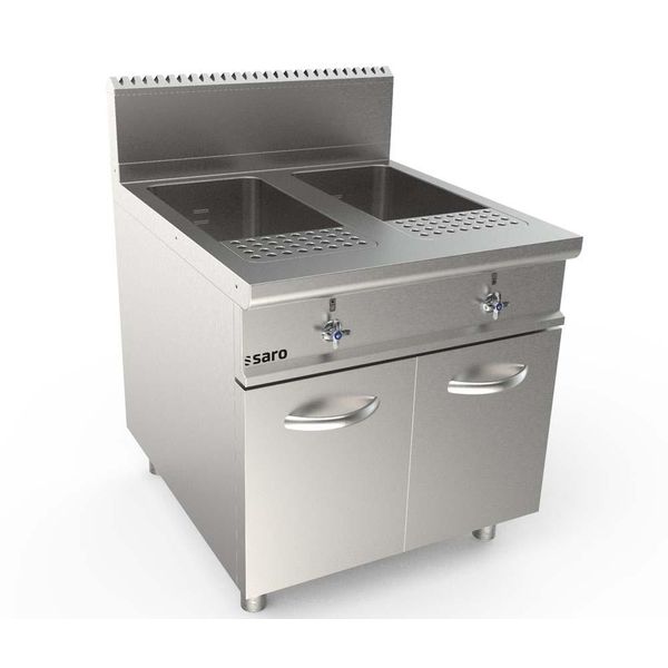 Cuocipasta A Gas Saro 2 X 40L Modello Lq / Cpg2V80-image