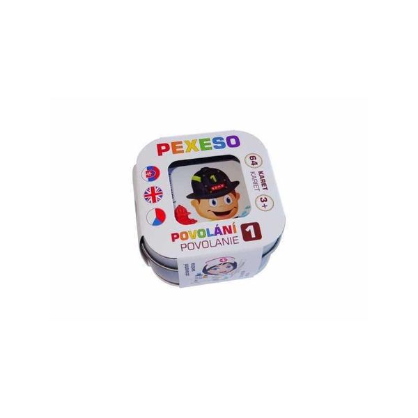 Pexeso Occupazione 1 Impermeabile 64 Carte In Una Scatola Di Latta-image