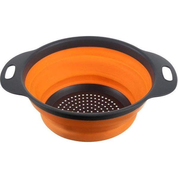 Ruhhy 20780 Colino Pieghevole In Silicone 24 Cm Grigio-Arancio-image