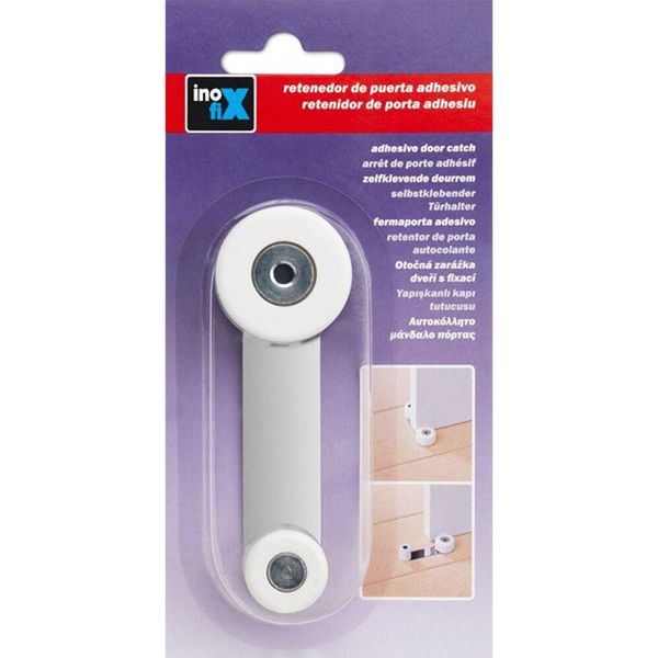 Inofix Fermaporta Girevole Bianco Bianco Taglia Unica-image