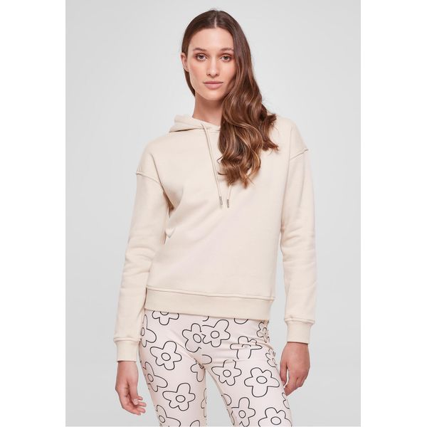 Urban Classics TB1524 | Felpa Con Cappuccio Da Donna Con Polsini A Coste Larghe - Colore: Softseagrass - Taglia: M-image