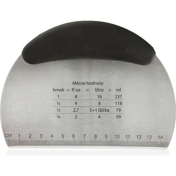 Spatola Da Cucina Raschia Pasta Spatola Tagliapasta Tritatutto Con Scala Graduata 16 Cm-image