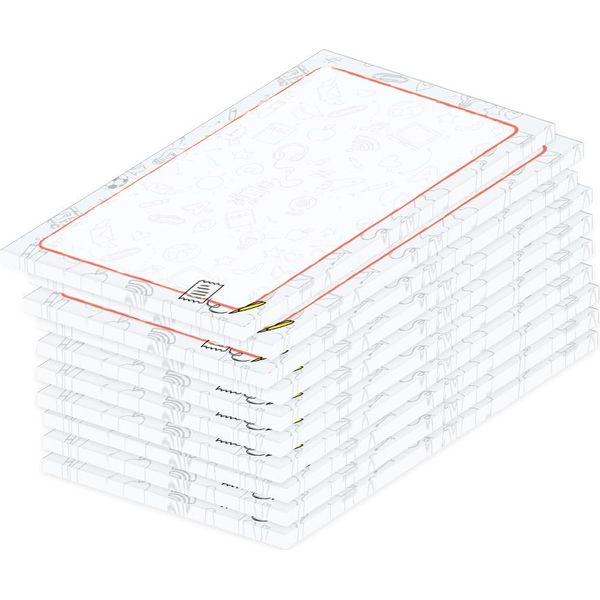 Pricaro Blocco Note "Scarabocchi"", Magnetico, A7, 10 Pezzi"-image