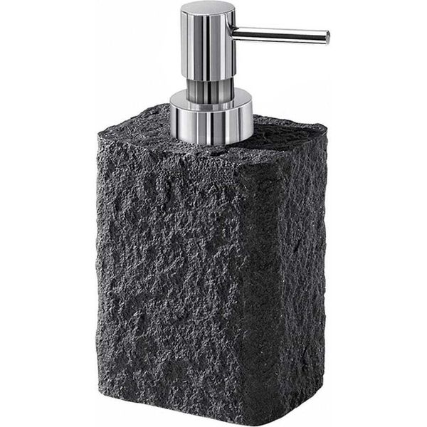 Dosasapone Antracite Rettangolare In Resina Da 360 Ml | Gelso-image