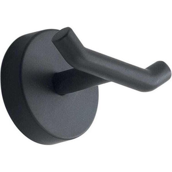 Appendiabiti Acciaio Inox Nero Opaco Fissaggio A Muro | Violetta-image