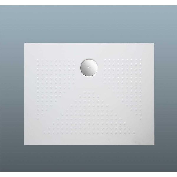 Piatto Doccia 70X90 In Ceramica Bianca Con Altezza 3 Cm | Delfino-image
