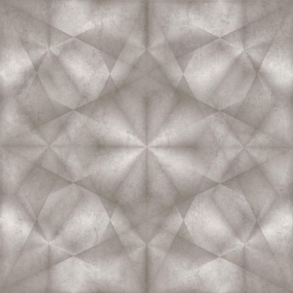 Carta Da Parati In Lana Con Ornamento Grafico Profhome 386923-GU Leggermente Goffrata Marrone Grigio-Marrone Beige-Grigio 5,33 M2-image