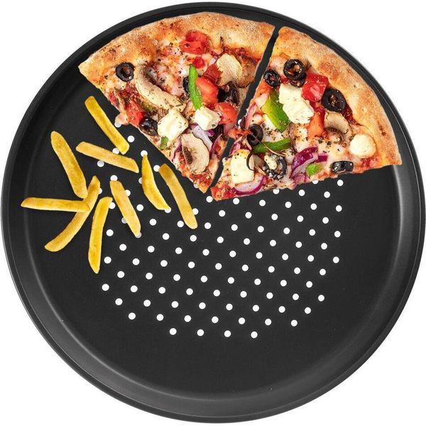 Orion Teglia Per Pizza Teglia In Teflon Teglia Per Pizza Teflon Nero 32 Cm-image