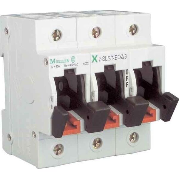 Interruttore Di Carico Con Fusibile A 1 Polo Max. 63A - Neoswitch 1Xd02 63A Z-SLS/NEOZ/1-image