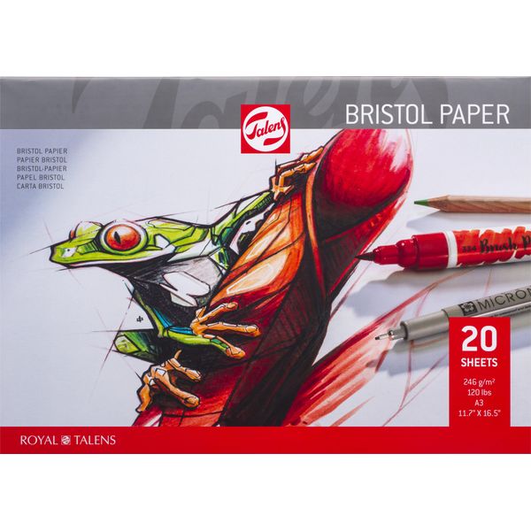 Talens - Carta Bristol, 250 G/M², Ft 29,7 X 42 Cm (A3)-image
