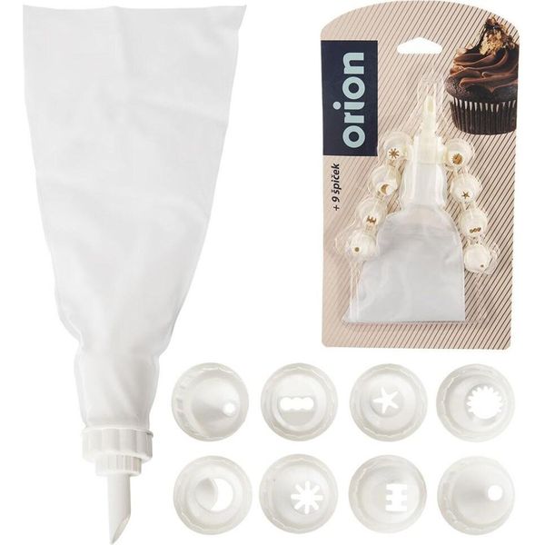 Sacchetto Per Piping Per Pasticceria Orion Sacchetto Per Piping Decoratore In Silicone Con Beccucci Per Piping 10 Cucchiai.-image
