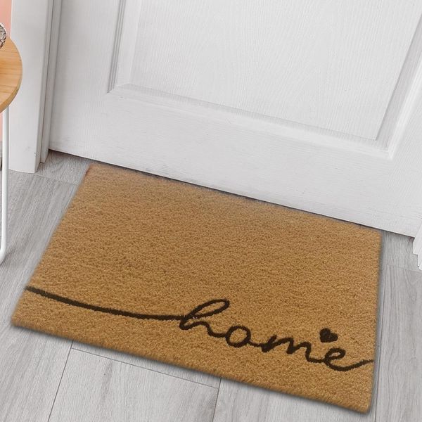 Zerbino Home In Cocco | Design Semplice In Marrone-Beige Dimensioni - 60 X 90 Cm-image