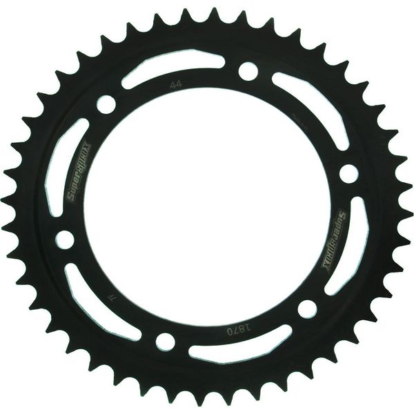 Supersprox Stahl-Kettenrad 428 - 44Z (Schwarz) RFE-1870:44-BLK|ID 110.0 Lk 130.0 6-Loch-image
