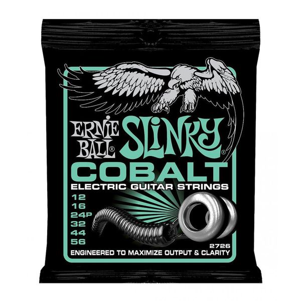 Ernie Ball 2726 Cobalt Slinky 12-56 - Corde Per Chitarra Elettrica-image