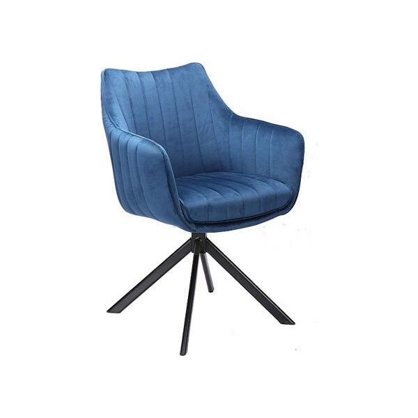 Set Di Sedie Da Pranzo Azalia Blu Navy Set Di 2 Sedie Da Cucina-image