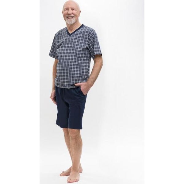 Martel - Michal - Pigiama - Blu Navy - 100% Cotone - Europe-image