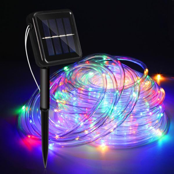Jopassy 12 M Luci Solari Fata Luce Corda Led Luci Fata 8 Modalità Di Luce Festa Giardino Interno Esterno Decorazione Luci Di Natale-image