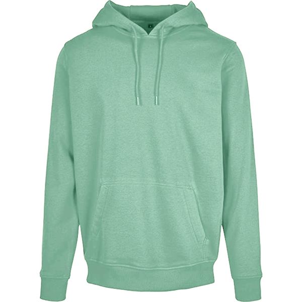 Felpa Con Cappuccio Build Your Brand Uomo RW5681 (2XL) (Verde Menta)-image