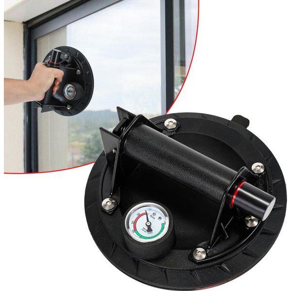 Fiqops Ventosa Sollevatore Di Vetro Ventose Con Una Sola Mano Ventose Di Vetro Max.120Kg-image