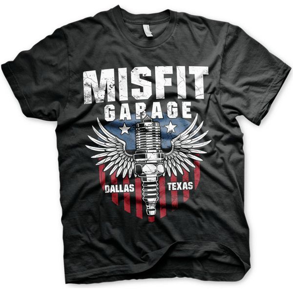 Misfit Garage - Maglietta American Piston - Piccola - Nero-image