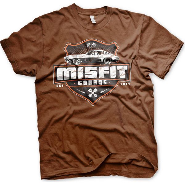 Maglietta Misfit Garage Vette - Xx-Large - Marrone-image