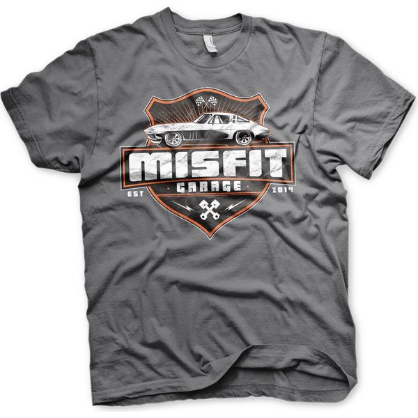 Maglietta Misfit Garage Vette - X-Large - Grigio Scuro-image