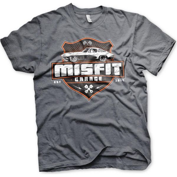Maglietta Misfit Garage Vette - Xx-Large - Dark-Heather-image