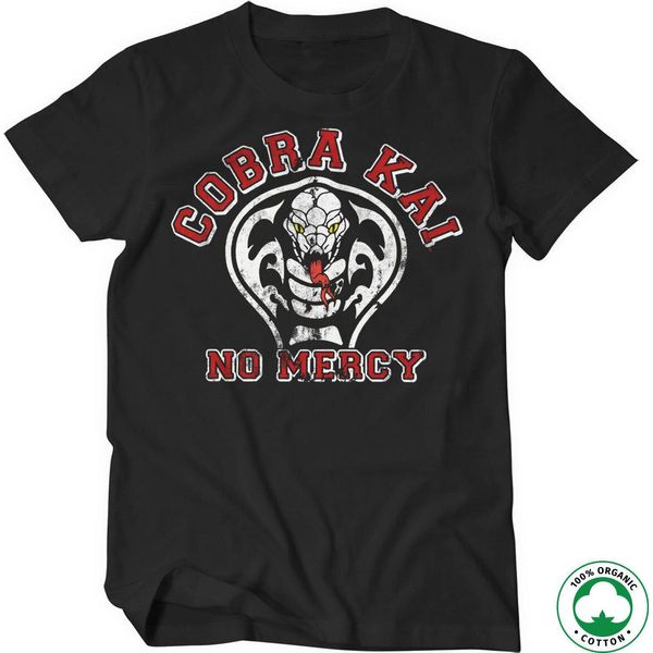 Cobra Kai - Maglietta Organica No Mercy - Xx-Large - Nero-image