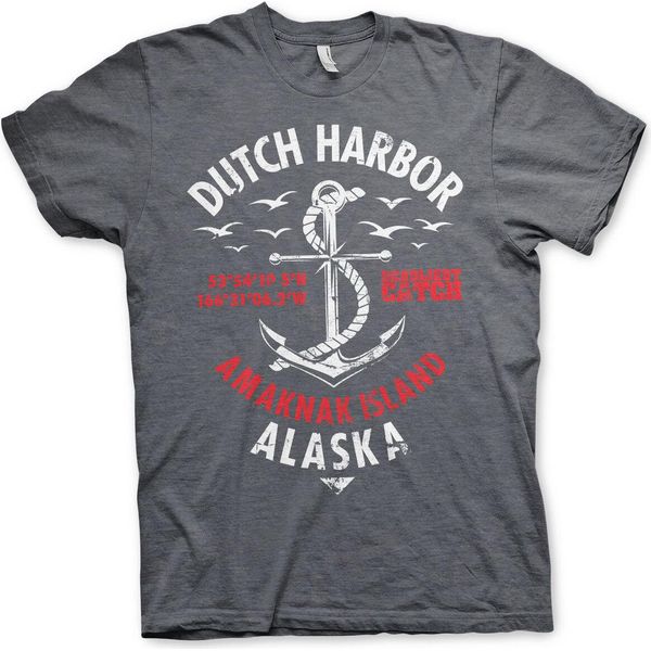 Deadliest Catch - Maglietta Dutch Harbor - Xx-Large - Dark-Heather-image