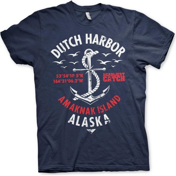 Deadliest Catch - Maglietta Dutch Harbor - X-Large - Navy-image