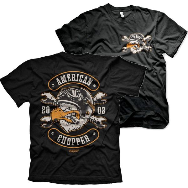 American Chopper - Maglietta Cigar Eagle - Grande - Nero-image