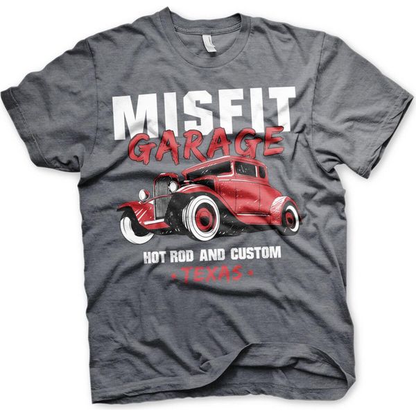 Maglietta Misfit Garage Hot Rod & Custom - X-Large - Dark-Heather-image