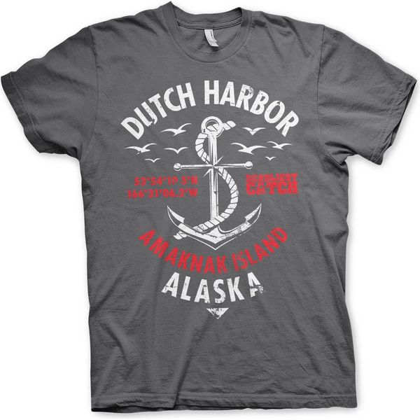 Deadliest Catch - Maglietta Dutch Harbor - X-Large - Grigio Scuro-image