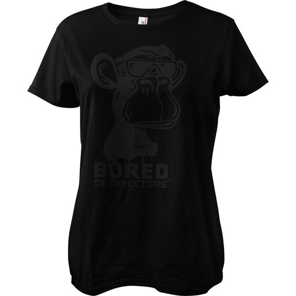 Bod Logo Nero Su Nero Tee Femminile - Piccolo - Nero-image