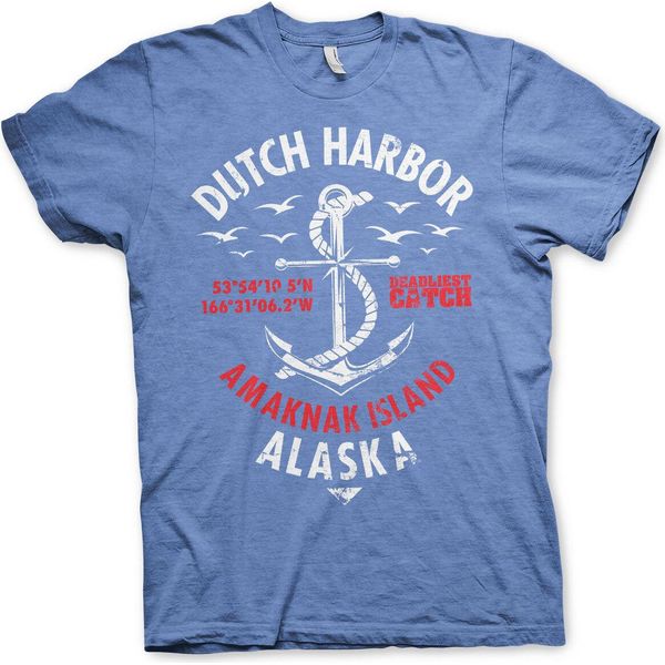 Deadliest Catch - Maglietta Dutch Harbor - Media - Blu-Etereo-image
