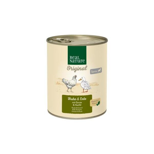 Real Nature Senior Poulet Et Canard 6X800 G-image