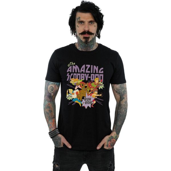 Scooby Doo - Maglietta "The Amazing Scooby"" Da Uomo BI1377 (3XL) (Nero)"-image