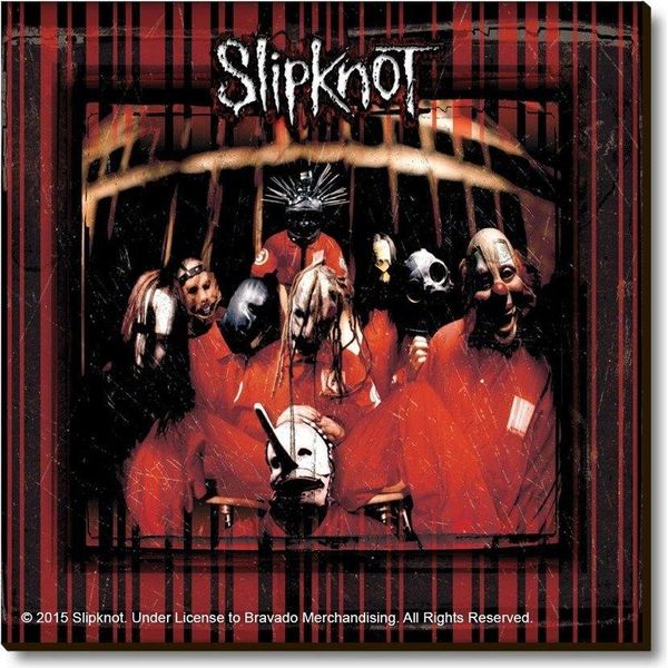 Slipknot - Magnete Da Frigo "Neighbourhood"" RO8283 (Taglia Unica) (Nero/Rosso)"-image