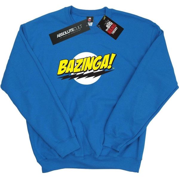 The Big Bang Theory - Felpa "Bazinga"" Da Uomo BI742 (3XL) (Blu Reale)"-image