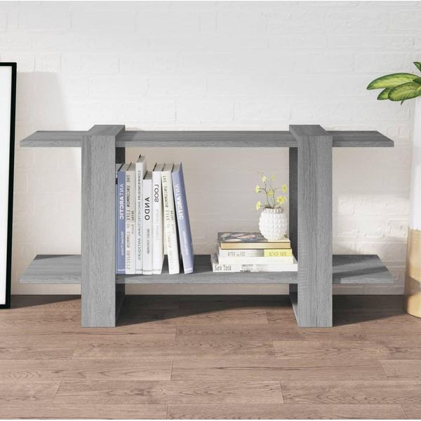 Vidaxl Scaffale Grigio Sonoma 100X30X51 Cm Materiale A Base Di Legno - Scaffale - Librerie - Libreria - Scaffale Di Stoccaggio-image