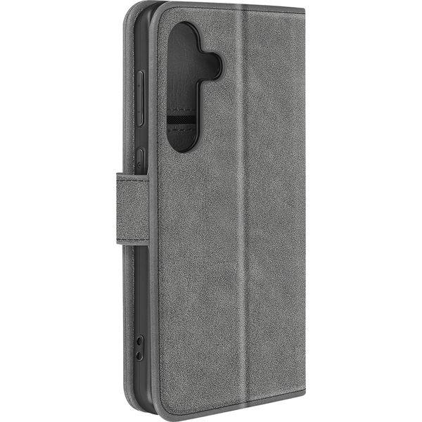 Avizar, Custodia In Pelle Finta Con Funzione Di Supporto Per Samsung S24 / S25, Grigio-image