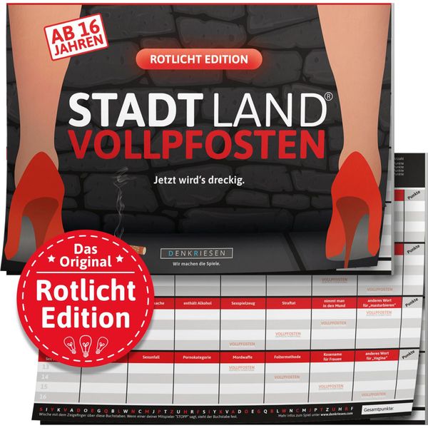 D & R Denkriesen Stadt Land Vollpfosten - Edizione Rotlicht (Formato Dina4) DEN09031-image