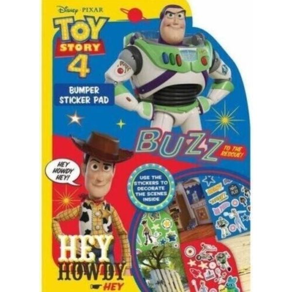Toy Story 4 - Set Da Colorare 6 Pezzi SG21783 (Taglia Unica) (Blu/Giallo/Rosso)-image
